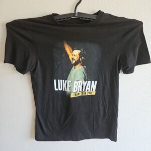 Luke Bryan Concert Shirt Mens Size Large‎ Black Tee Farm Tour 2022 Country Music
